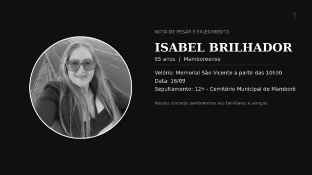 Velório de Isabel Brilhador